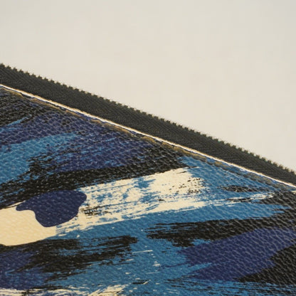 Louis Vuitton Wallet Camouflage Zippy Organizer Black Blue — view 8