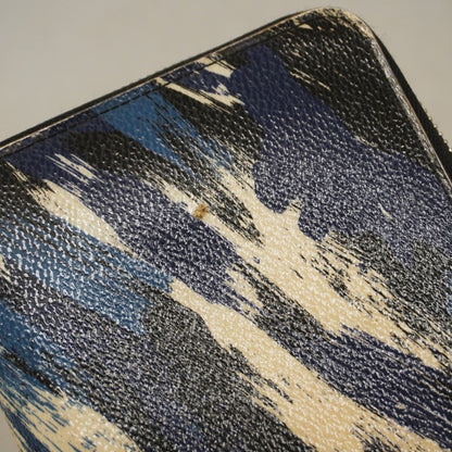 Louis Vuitton Wallet Camouflage Zippy Organizer Black Blue — view 9