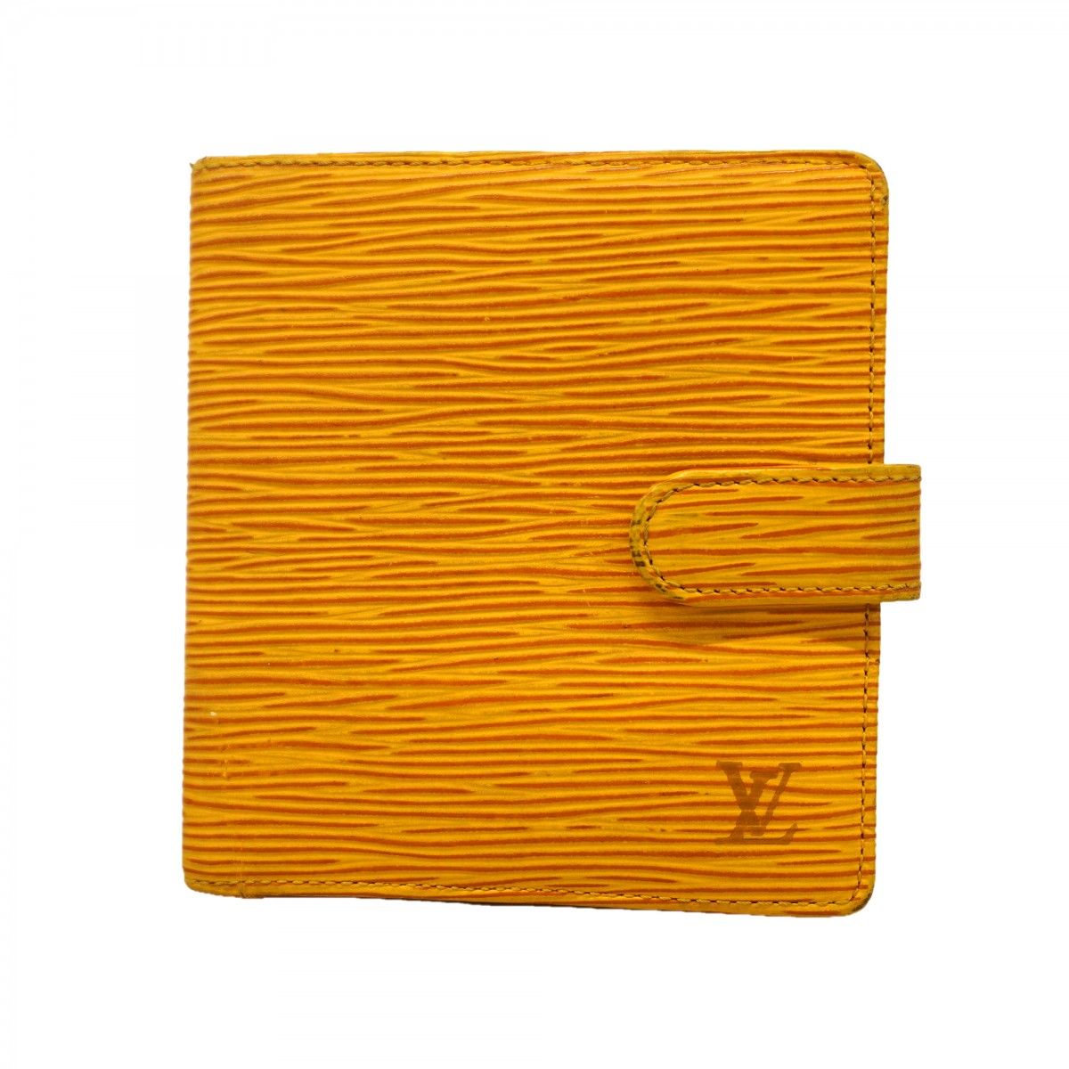 Louis Vuitton Wallet Epi Portobier Compact Jaune