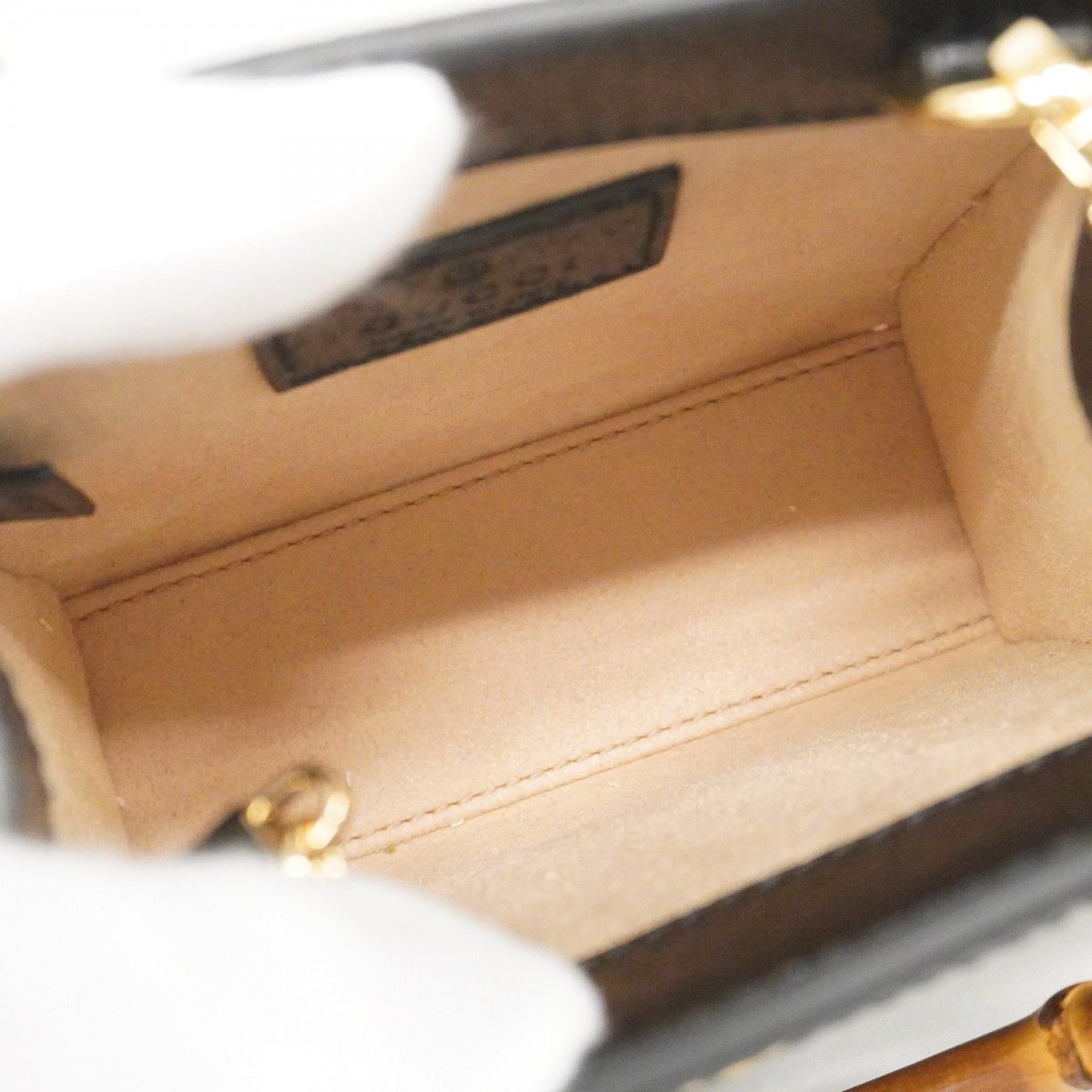 Gucci Handbag Diana Leather Black Gold 2-Way — view 4