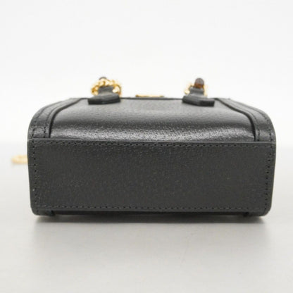 Gucci Handbag Diana Leather Black Gold 2-Way — view 3