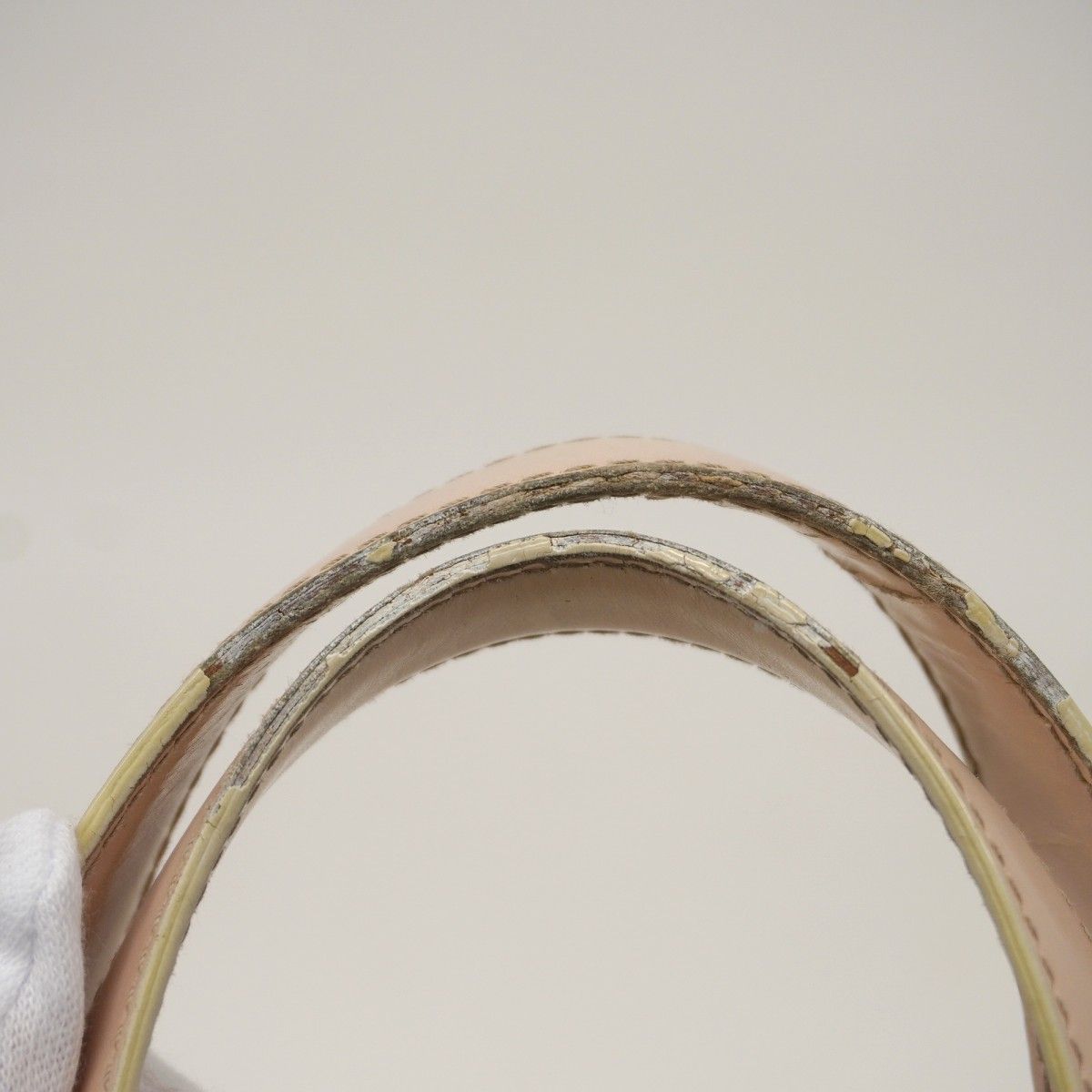 Chanel Tote New Travel Nylon Beige Champagne Gold — view 8