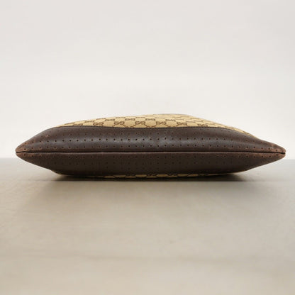 Gucci Shoulder Bag GG Canvas Brown Silver — view 3