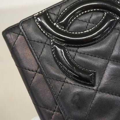 Chanel Wallet Cambon Lambskin Black Silver — view 7