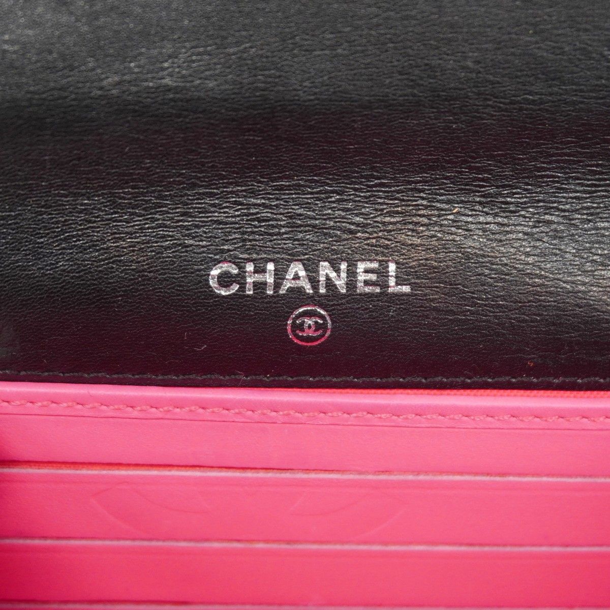 Chanel Wallet Cambon Lambskin Black Silver — view 5