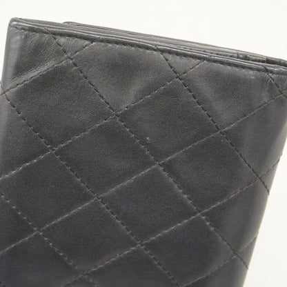 Chanel Wallet Cambon Lambskin Black Silver — view 8