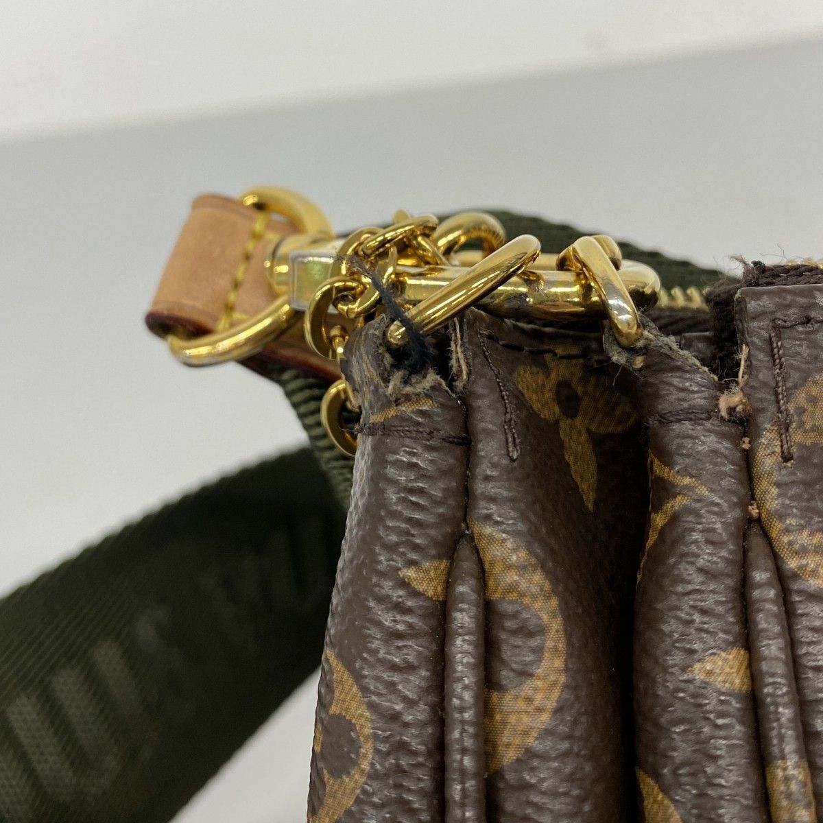 Louis Vuitton Shoulder Bag Monogram Multi Pochette Brown — view 7