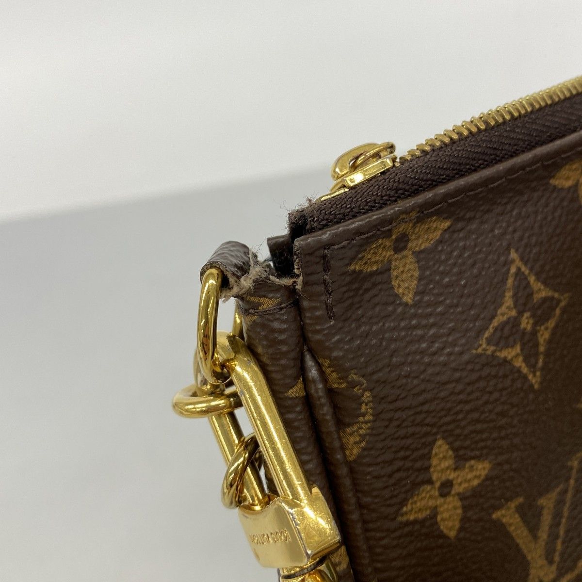 Louis Vuitton Shoulder Bag Monogram Multi Pochette Brown — view 8