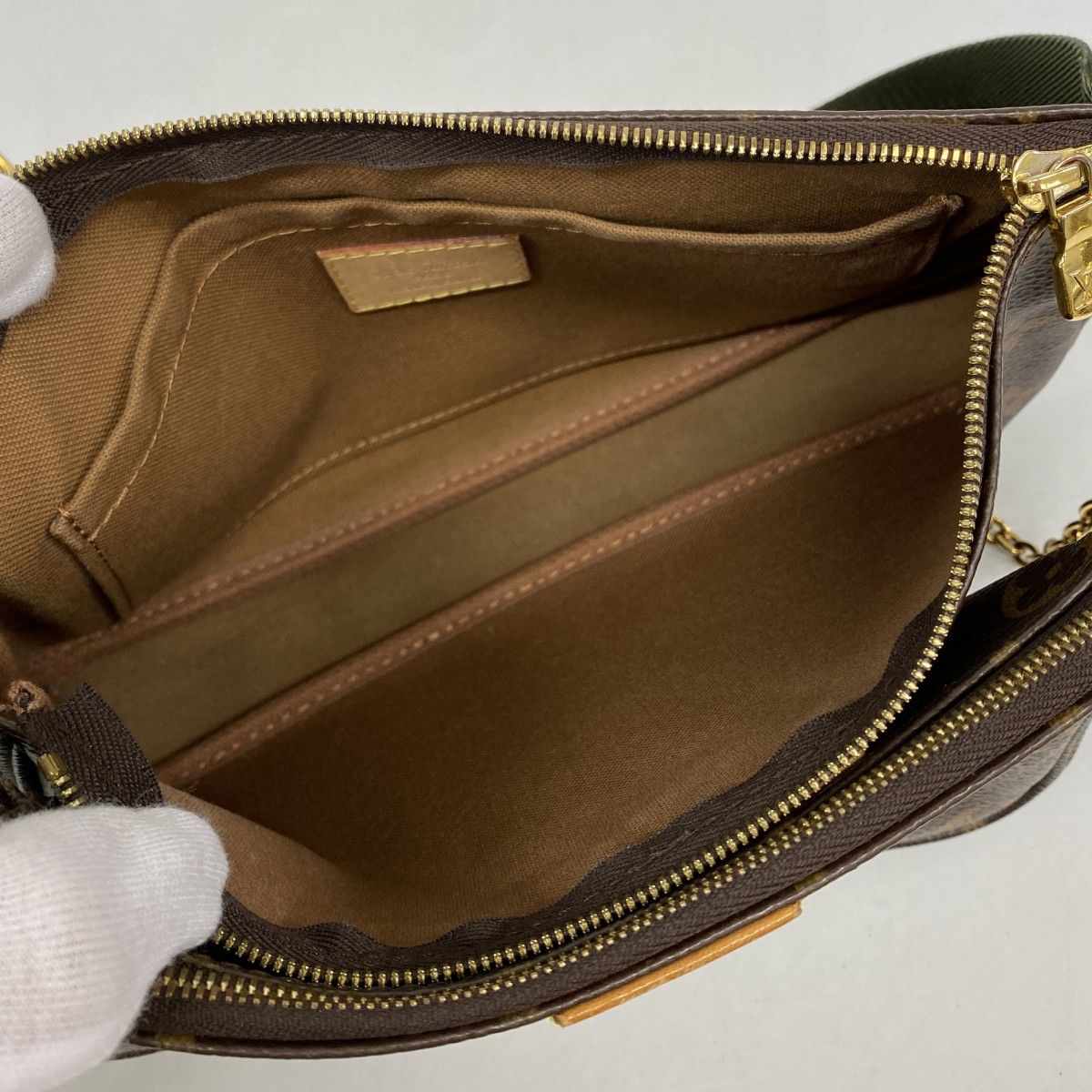 Louis Vuitton Shoulder Bag Monogram Multi Pochette Brown — view 4