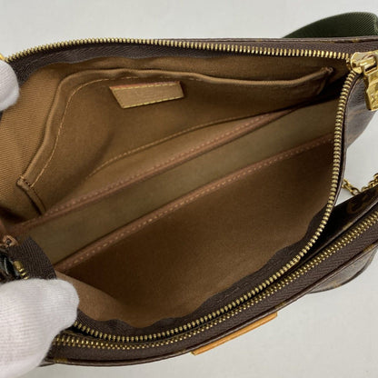 Louis Vuitton Shoulder Bag Monogram Multi Pochette Brown — view 4