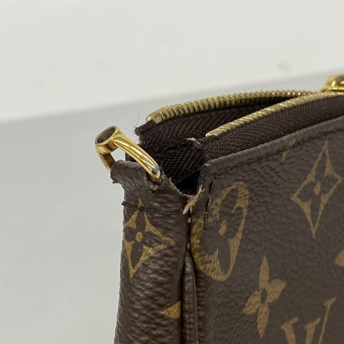 Louis Vuitton Shoulder Bag Monogram Multi Pochette Brown — view 6