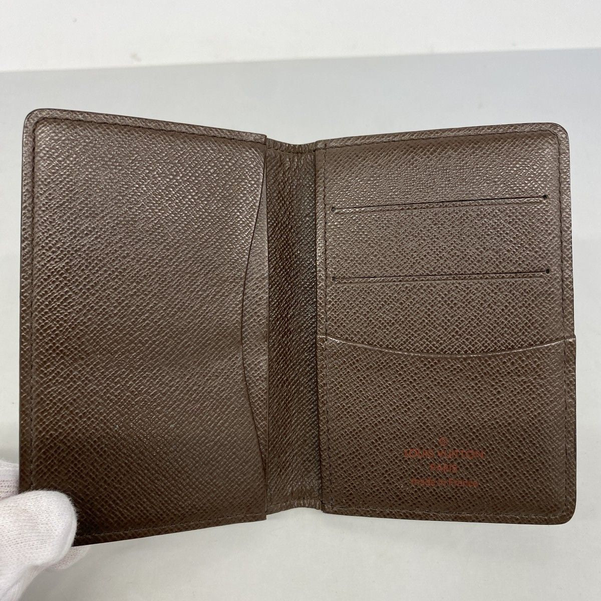 Louis Vuitton Card Case Damier Organizer de Poche Ebene — view 3