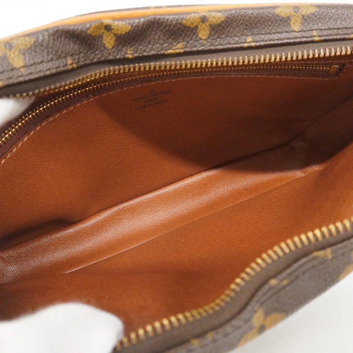 Louis Vuitton Clutch Monogram Marly Dragonne GM Brown — view 4