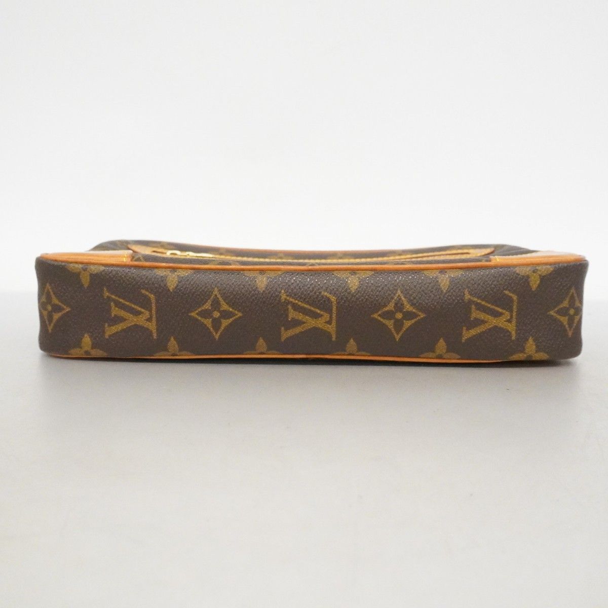 Louis Vuitton Clutch Monogram Marly Dragonne GM Brown — view 3