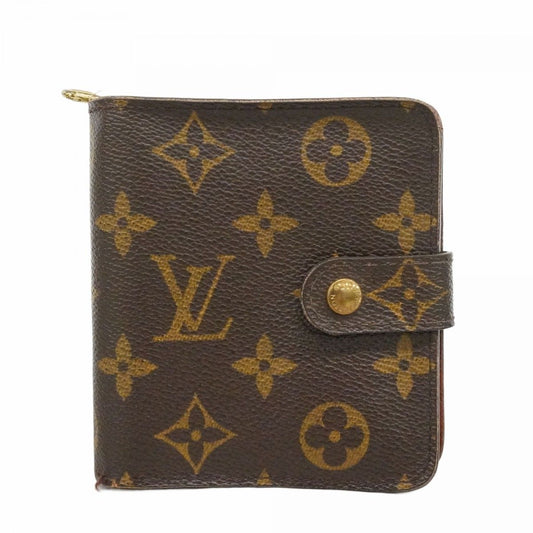 Louis Vuitton Wallet Monogram Compact Zip Brown
