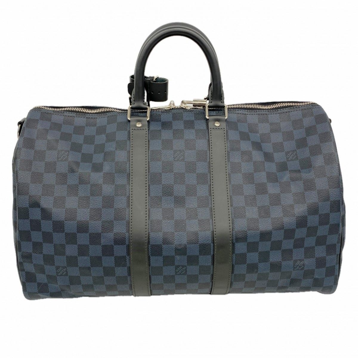 Louis Vuitton Boston Bag Damier Cobalt Keepall Bandouliere 45 Black