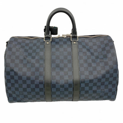 Louis Vuitton Boston Bag Damier Cobalt Keepall Bandouliere 45 Black