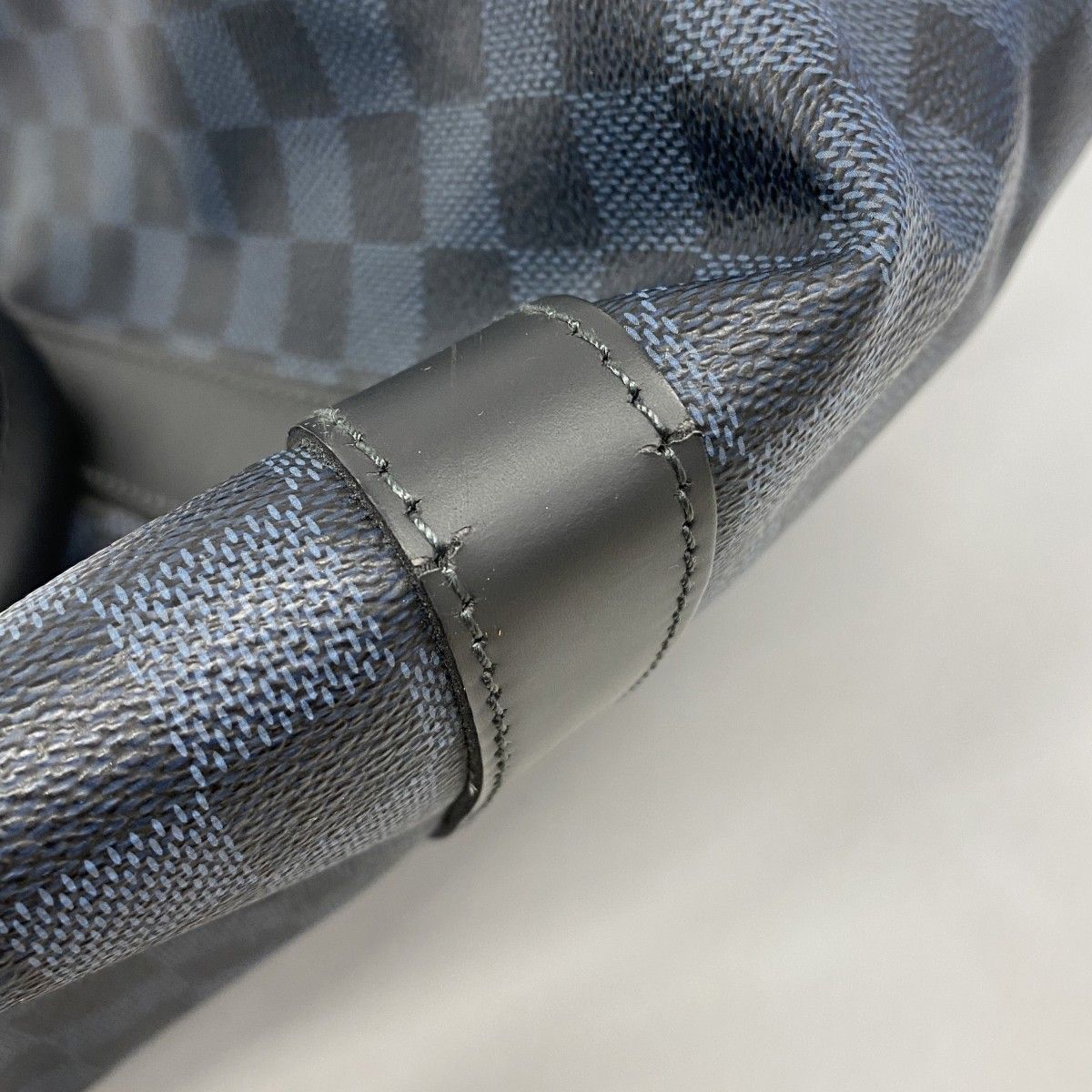 Louis Vuitton Boston Bag Damier Cobalt Keepall Bandouliere 45 Black — view 6