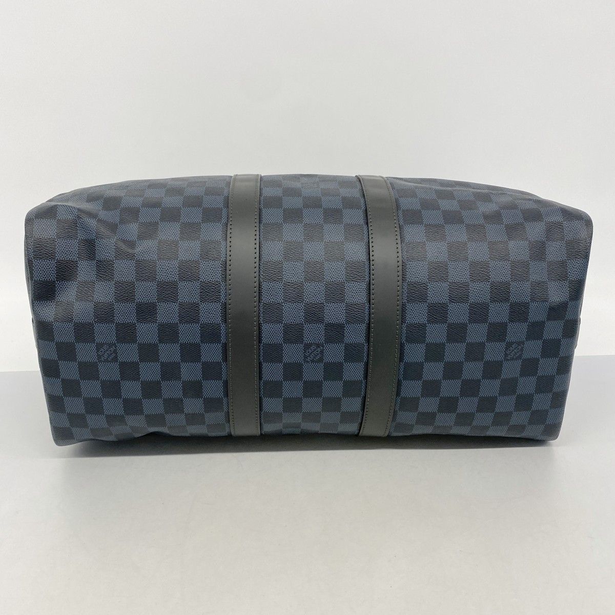 Louis Vuitton Boston Bag Damier Cobalt Keepall Bandouliere 45 Black — view 3