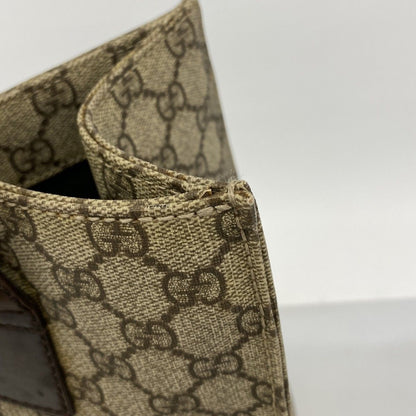 Gucci Tote GG Supreme Brown Silver — view 7