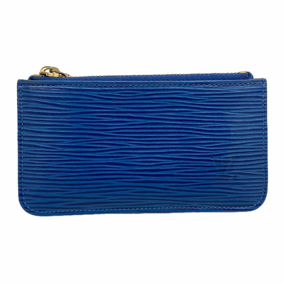 Louis Vuitton Coin Case Epi Pochette Cles Toledo Blue