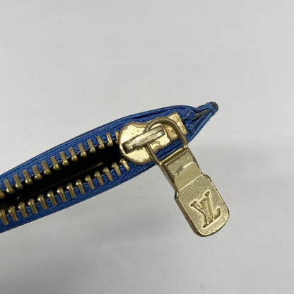 Louis Vuitton Coin Case Epi Pochette Cles Toledo Blue — view 6