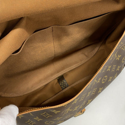 Louis Vuitton Shoulder Bag Monogram Saumur 35 Brown — view 4