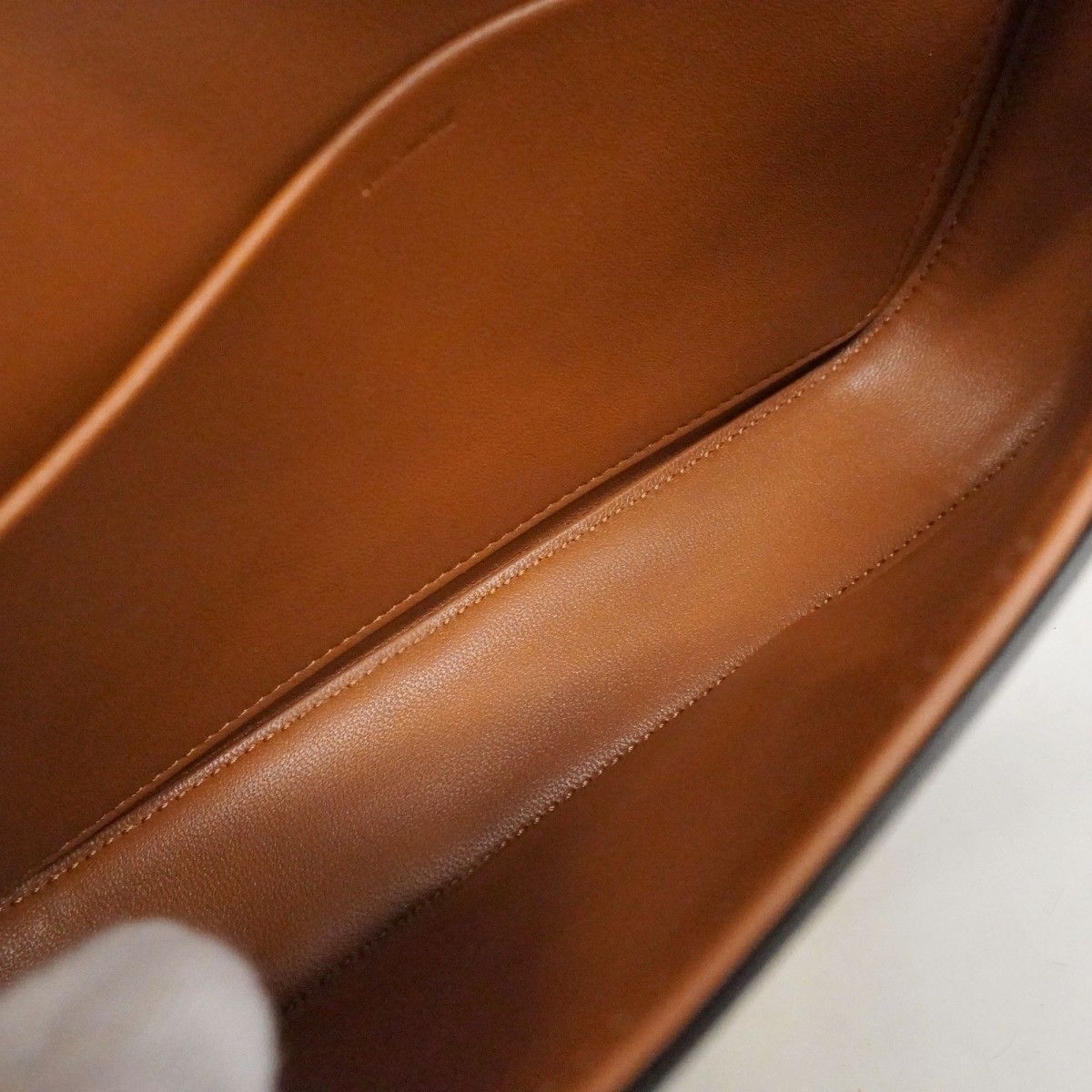 Celine Shoulder Bag Triomphe Brown Gold — view 4