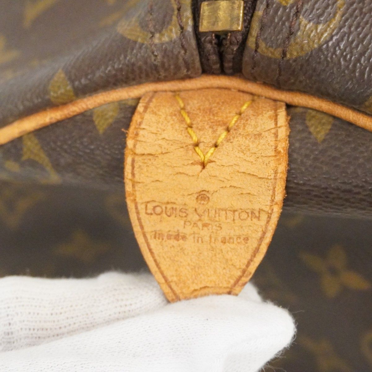 Louis Vuitton Boston Bag Monogram Keepall 50 Brown — view 5