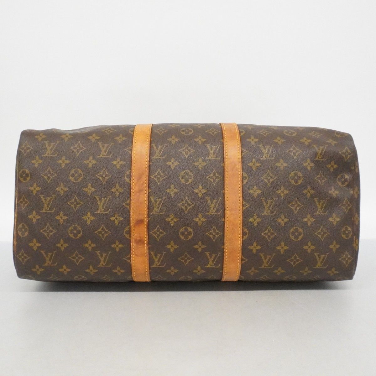 Louis Vuitton Boston Bag Monogram Keepall 50 Brown — view 3