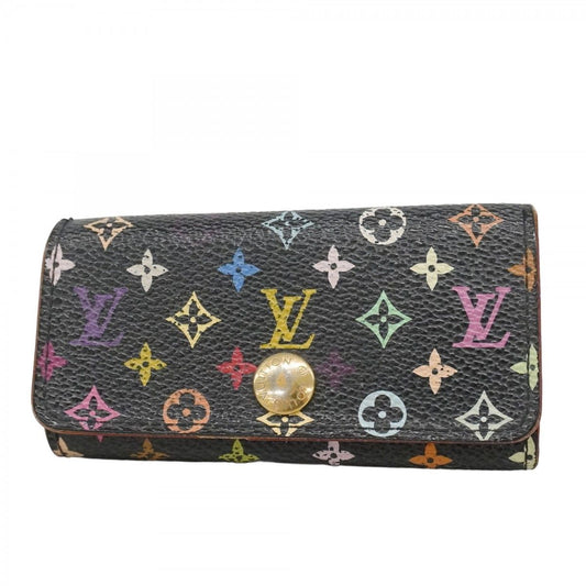 Louis Vuitton Key Case Monogram Multicolor Multicles 4 Noir Key Holder