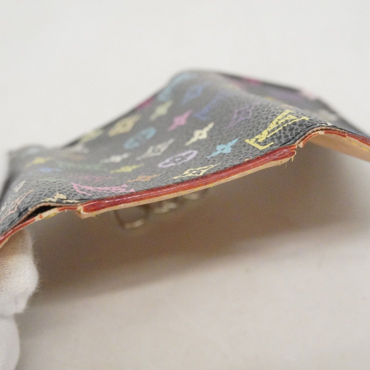 Louis Vuitton Key Case Monogram Multicolor Multicles 4 Noir Key Holder — view 6