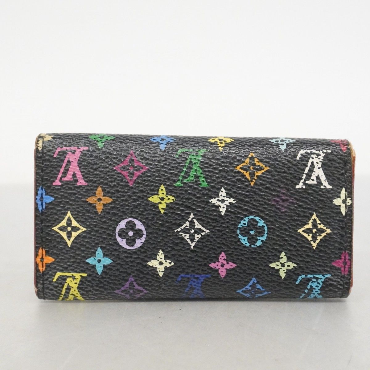 Louis Vuitton Key Case Monogram Multicolor Multicles 4 Noir Key Holder — view 8