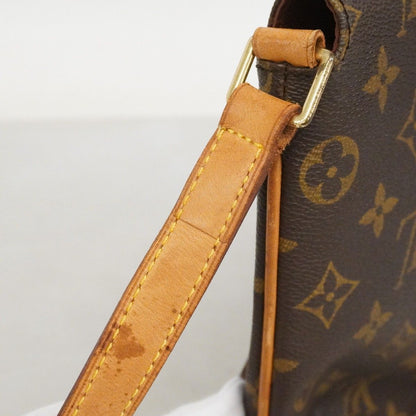 Louis Vuitton Shoulder Bag Monogram Musette Tango Short Strap Brown — view 6