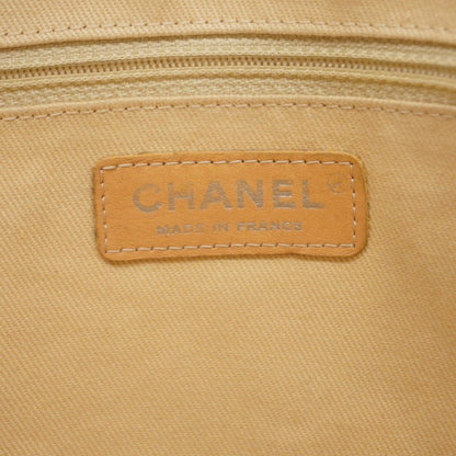 Chanel Tote Cruise Line Denim Blue Beige Silver — view 5
