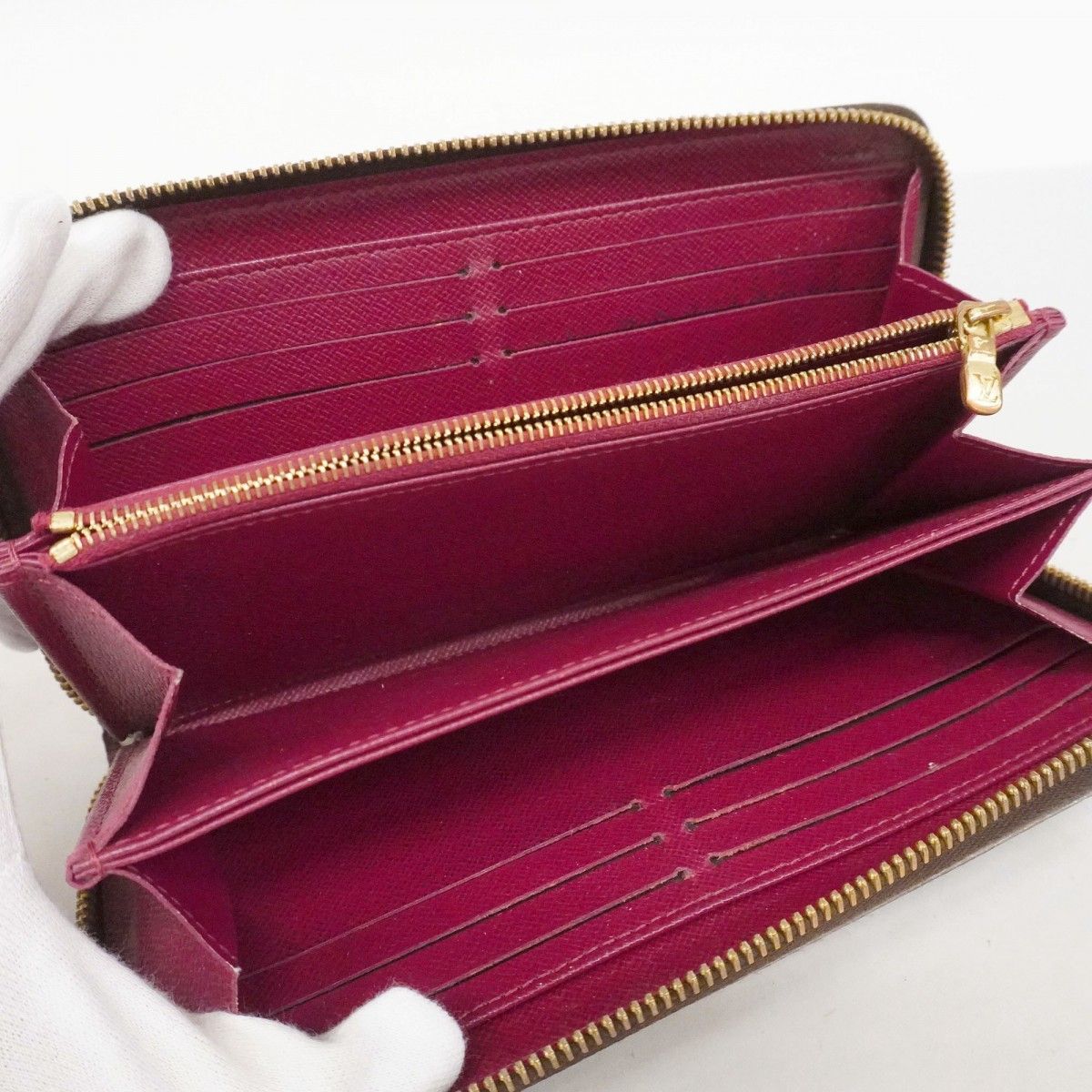 Louis Vuitton Wallet Monogram Zippy Fuchsia — view 3