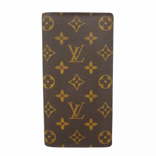 Louis Vuitton Wallet Monogram Portefeuille Brazza Brown