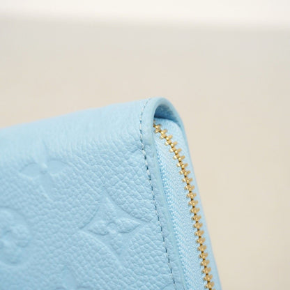 Louis Vuitton Wallet Monogram Empreinte Zippy Gray Blue — view 6