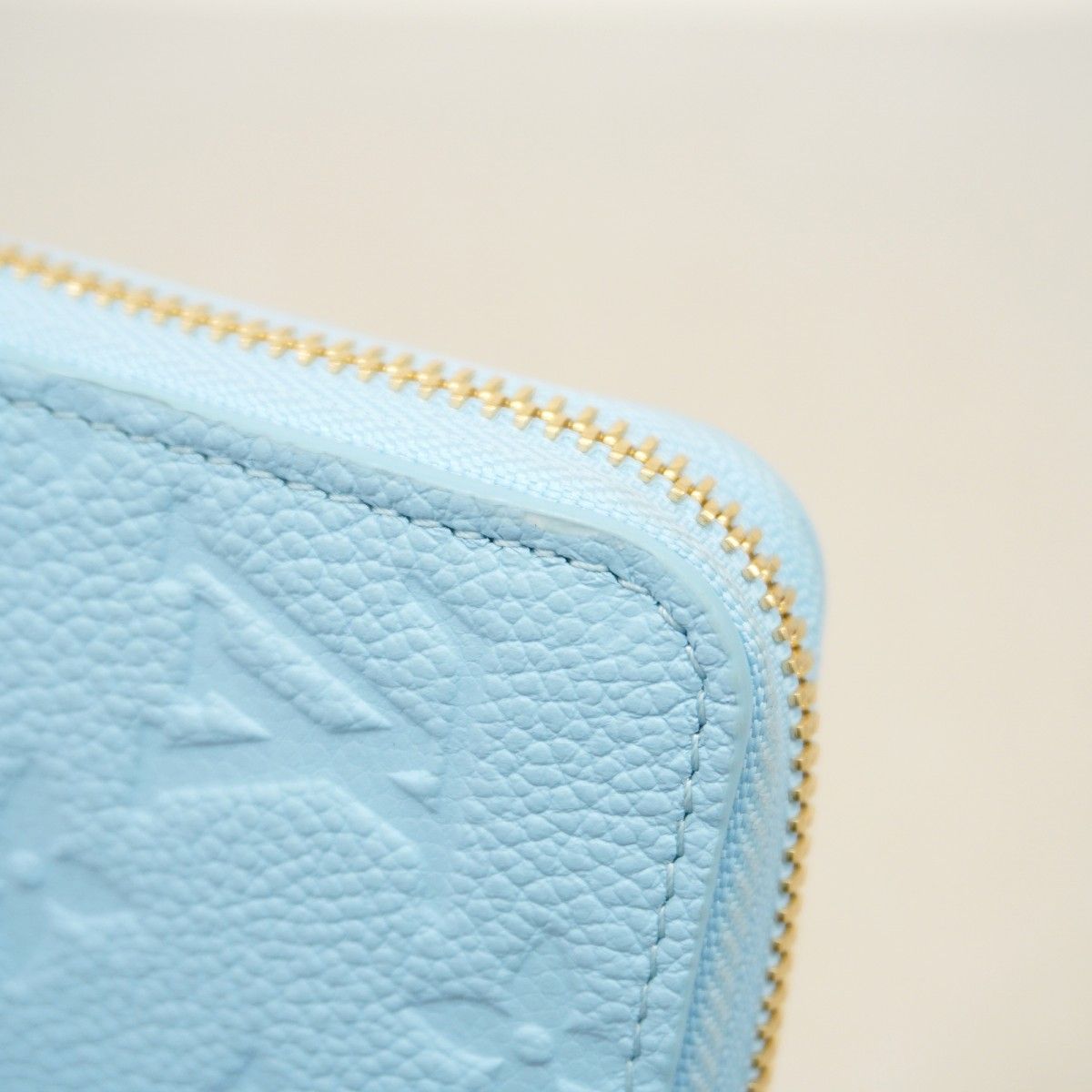 Louis Vuitton Wallet Monogram Empreinte Zippy Gray Blue — view 7