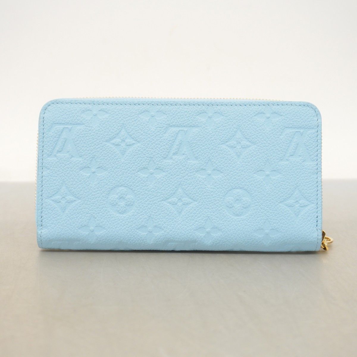 Louis Vuitton Wallet Monogram Empreinte Zippy Gray Blue — view 8