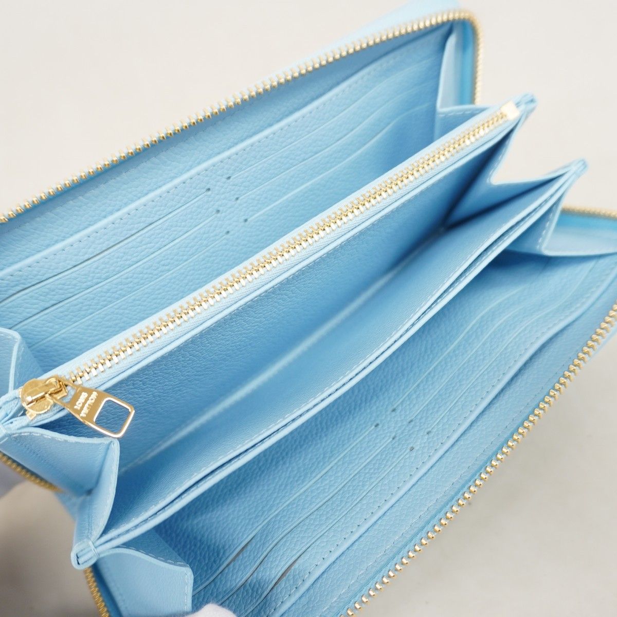 Louis Vuitton Wallet Monogram Empreinte Zippy Gray Blue — view 4