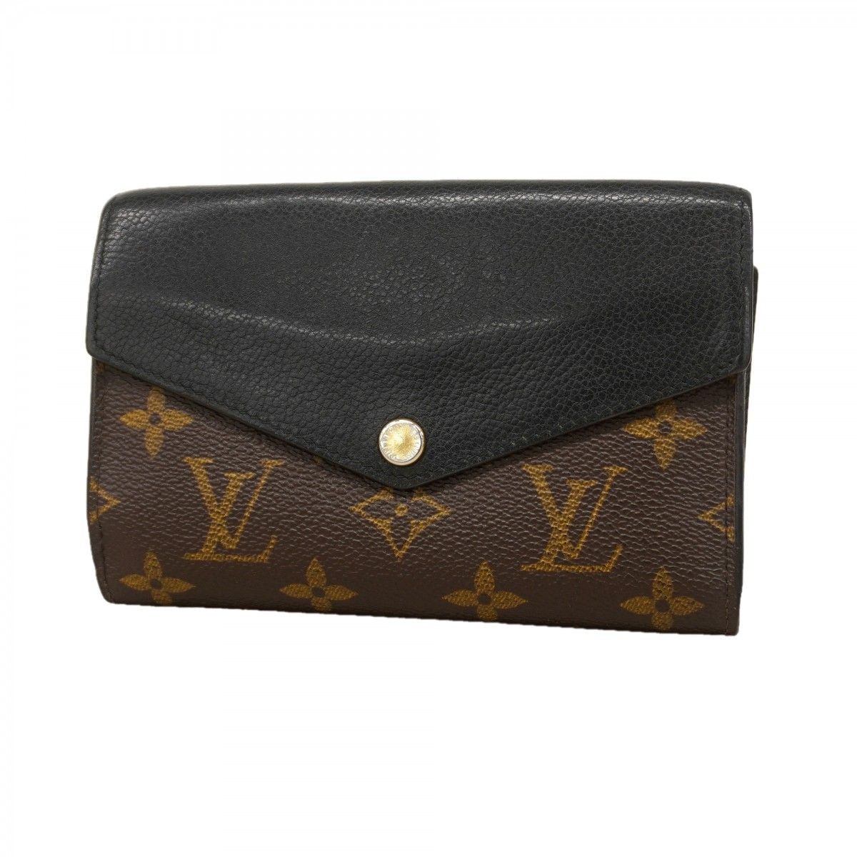 Louis Vuitton Wallet Monogram Portefeuille Pallas Compact Brown