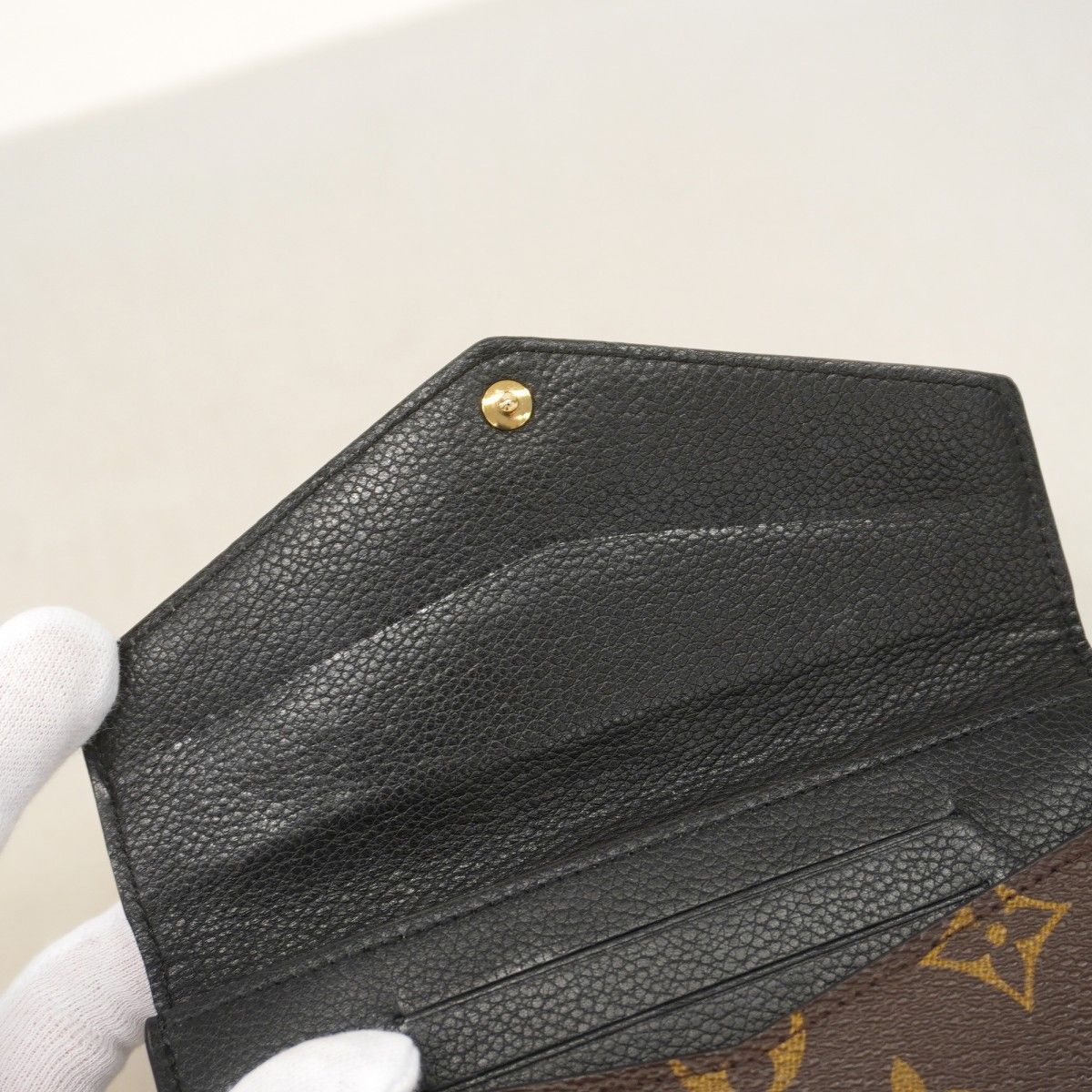 Louis Vuitton Wallet Monogram Portefeuille Pallas Compact Brown — view 9