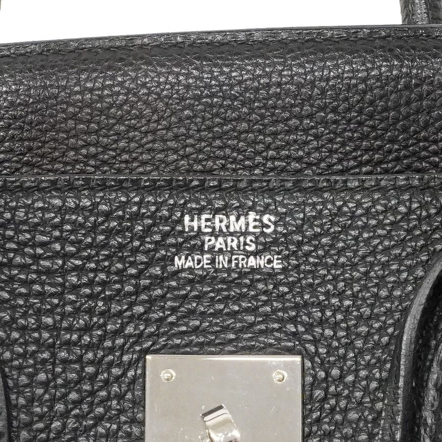 Hermes Handbag Birkin 35 Togo Black Silver — view 5
