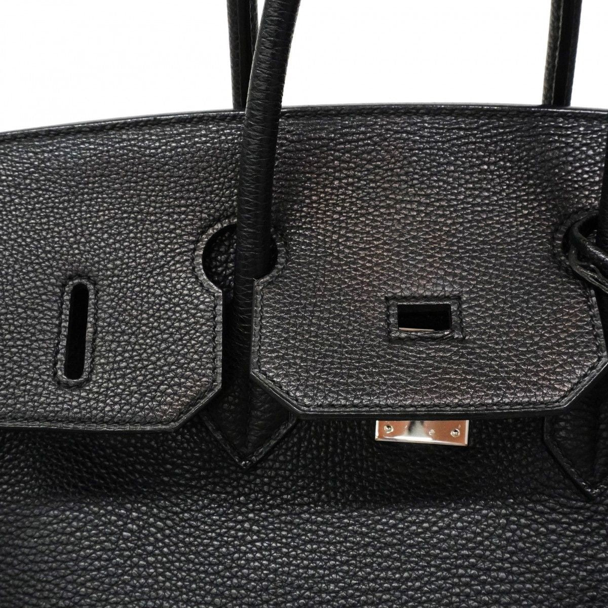 Hermes Handbag Birkin 35 Togo Black Silver — view 7