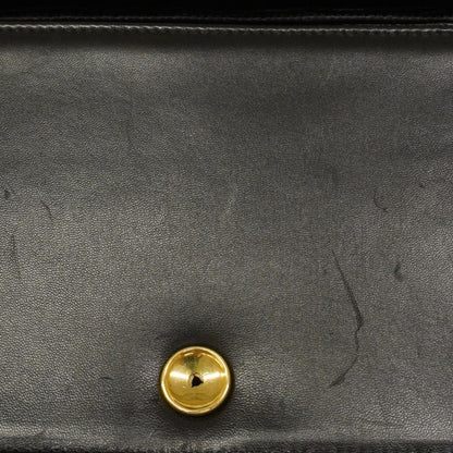 Chanel Shoulder Bag Quilted Lambskin Black Gold — view 7