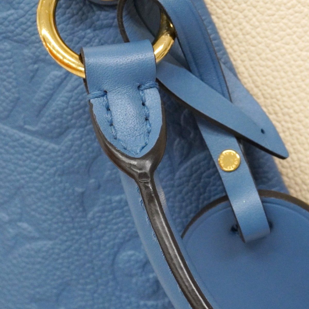 Louis Vuitton Handbag Monogram Empreinte Tote BB Blue Jean 2-Way — view 8