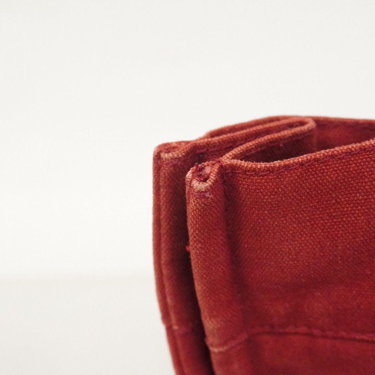 Hermes Handbag Fourre Tout PM Canvas Red Silver — view 9