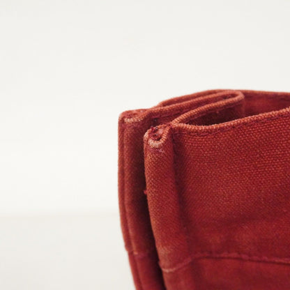 Hermes Handbag Fourre Tout PM Canvas Red Silver — view 9