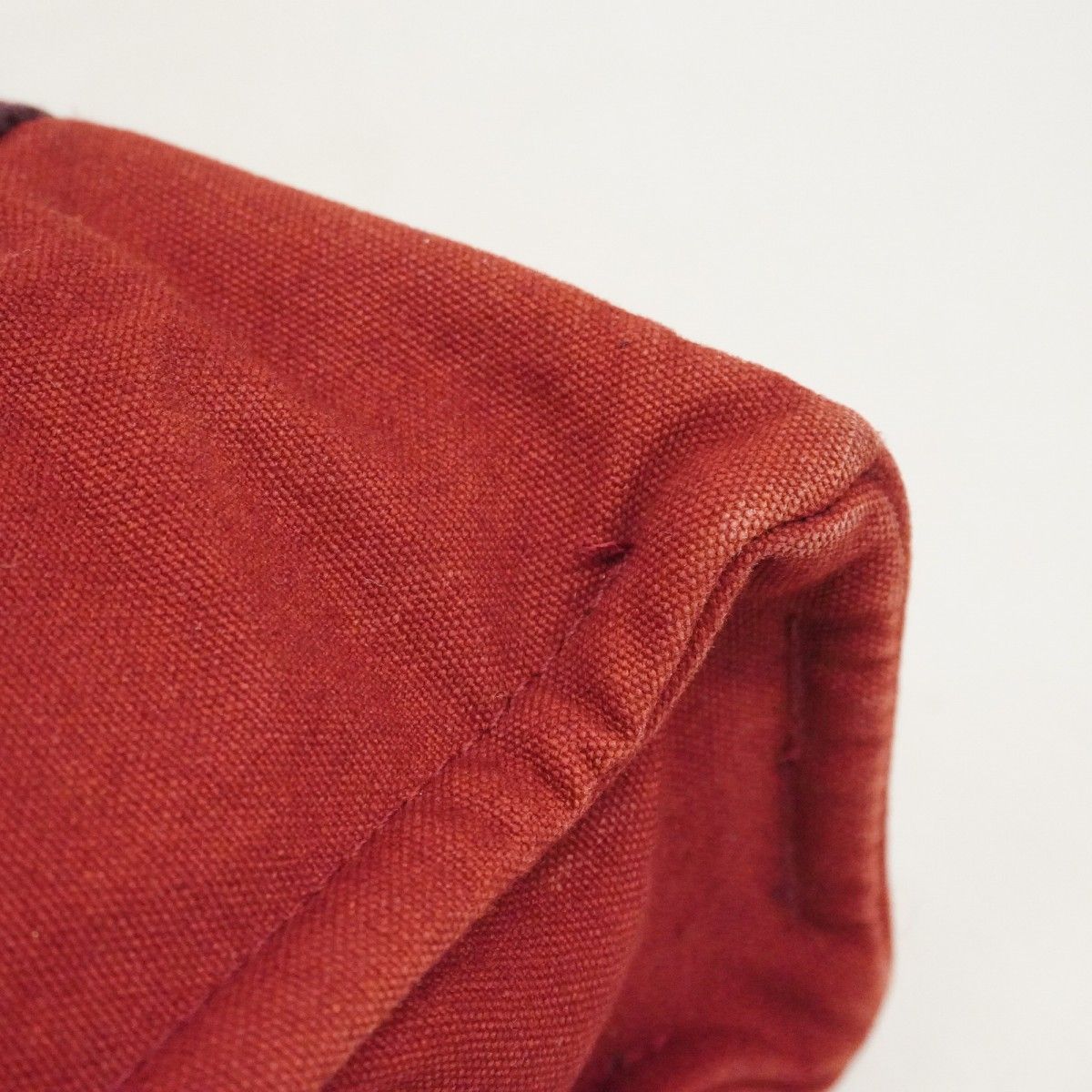 Hermes Handbag Fourre Tout PM Canvas Red Silver — view 7